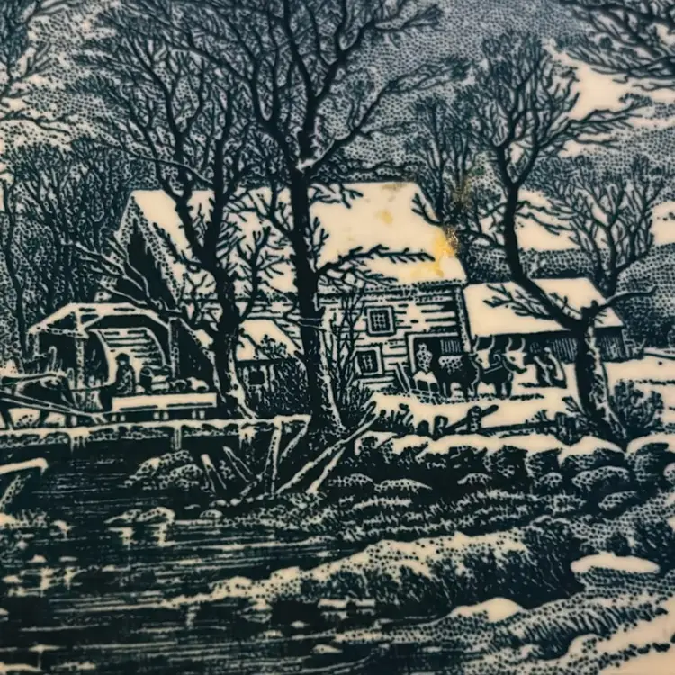 Currier & Ives Plate “ The Old Grist Mill”
