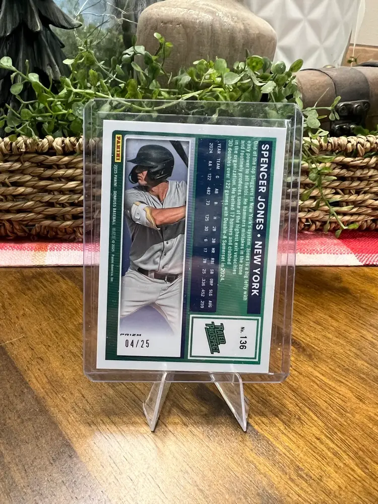 2025 Donruss Cracked Ice Spencer Jones /25