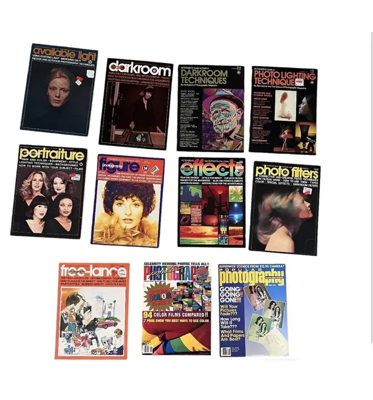 Lot 11 Photo Magazine Popular & Petersen’s Guide Photography Darkroom Portrait