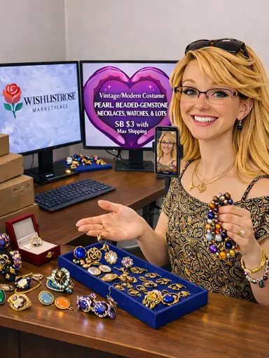 6/13/26 Pearls, Beads,โRhinestones, Gemstones & Watches $3 SB ๐น
