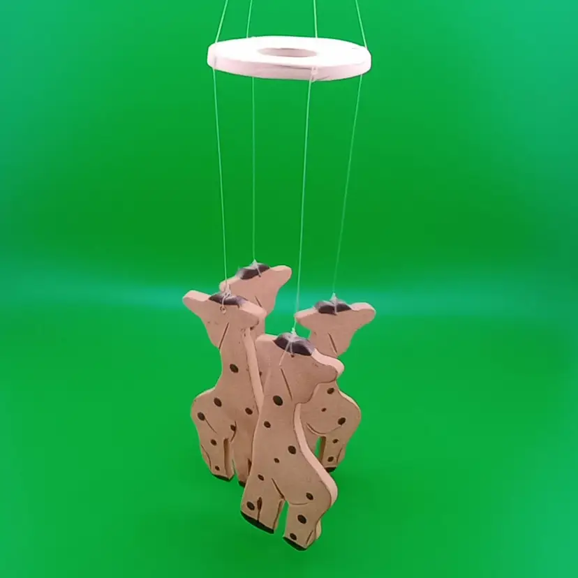 Ceramic giraffe windchime