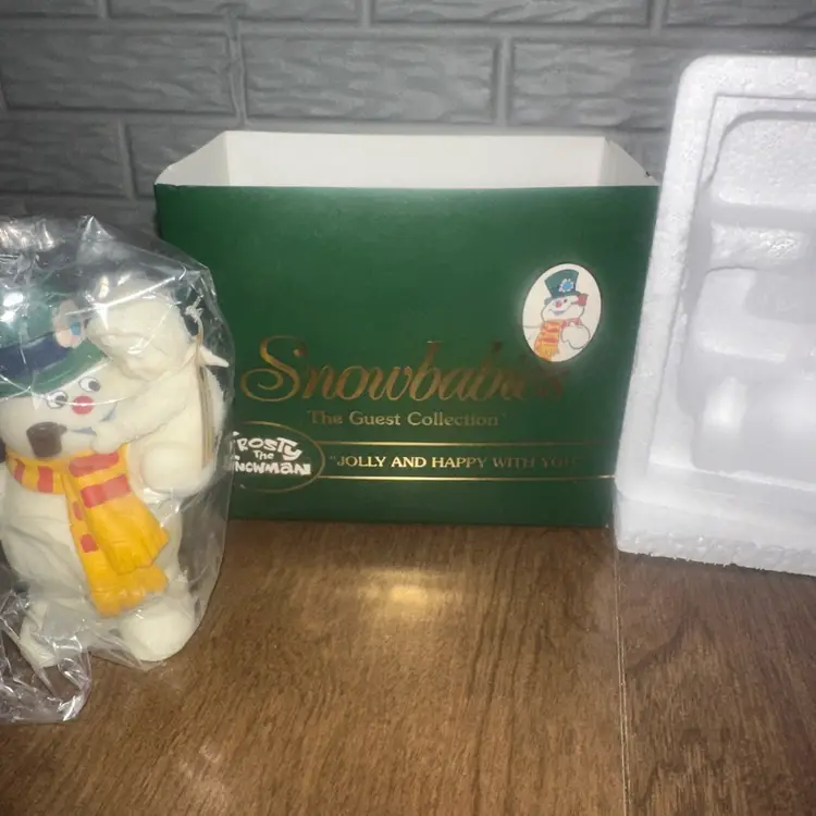 Dept 56 Snowbabies Frosty The Snowman "Jolly and Happy With You"  NEW w/box 2001