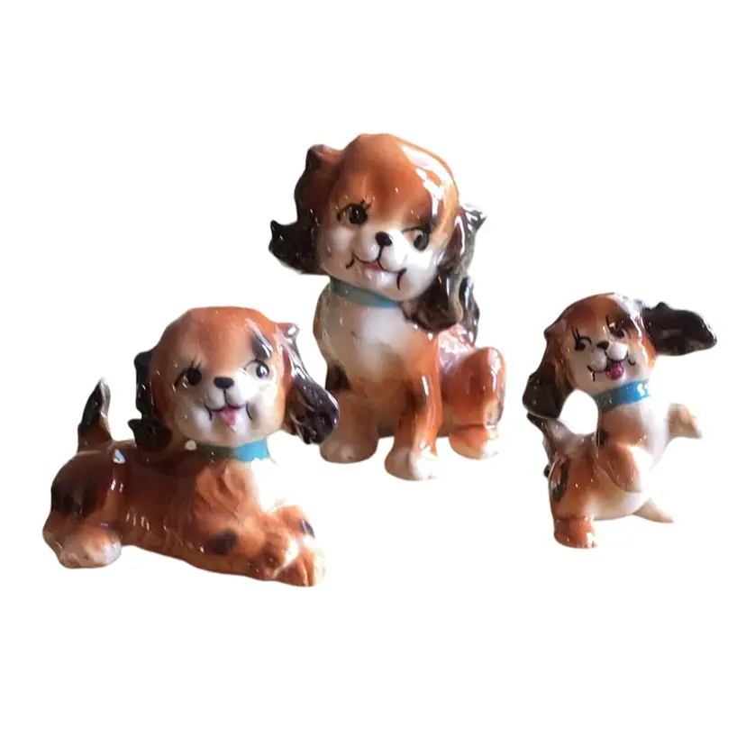 Cocker Spaniel Family Of 3 Dogs