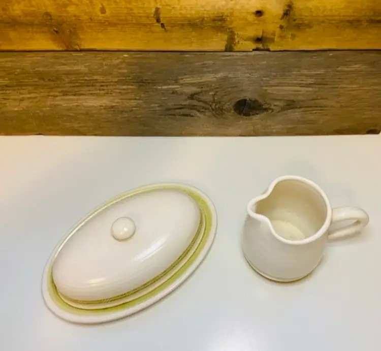 Vintage Franciscan Hacienda Gold Creamer and Butter Dish – Mid Century Earthenware