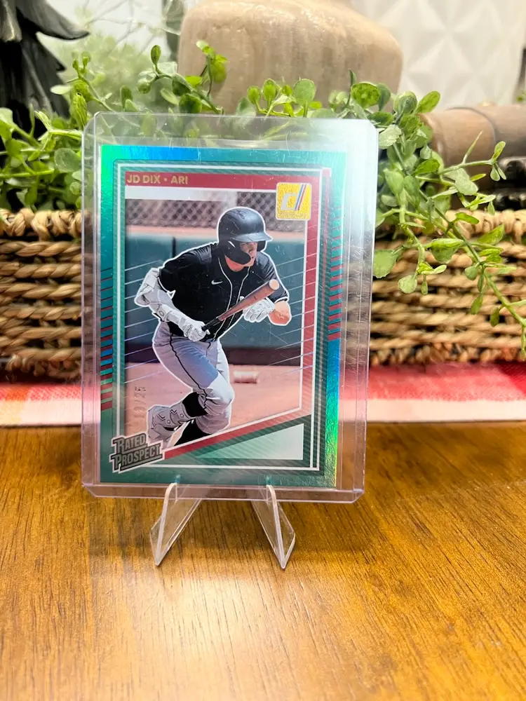 2025 Panini Donruss Rated Prospects JD Dix #192 Print Run 18/25