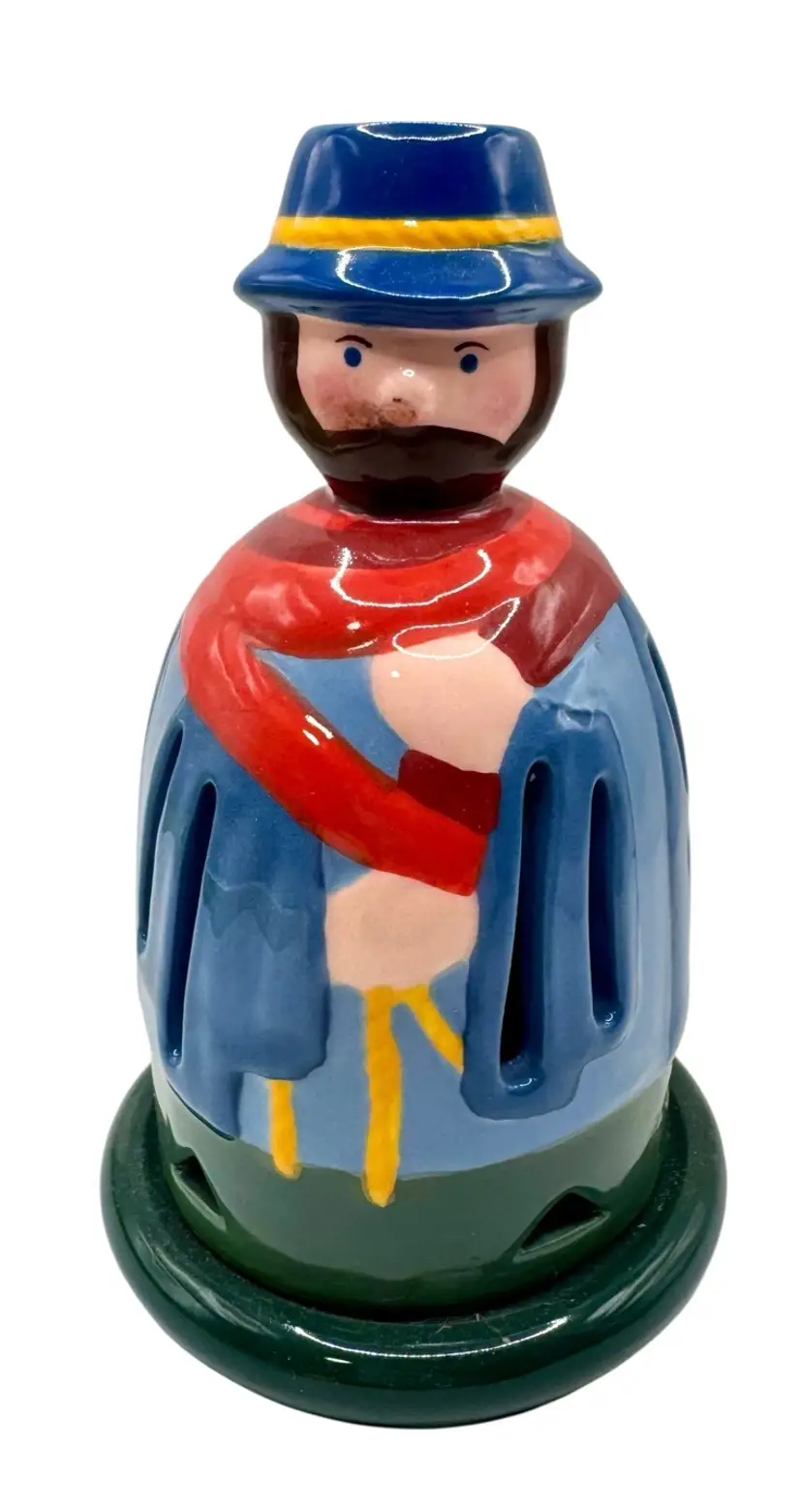 Villeroy & Boch Christmas Nativity Tea Light Candle Stick Holder Joseph 6.5”