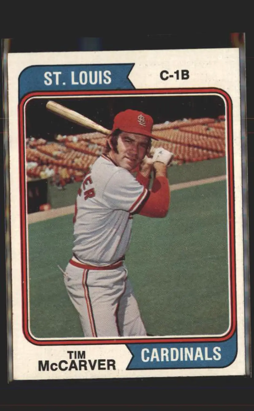 1974 Topps #520 Tim McCarver - (pk5) - St. Louis Cardinals