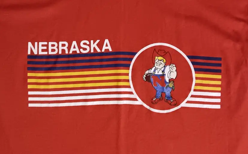 vintage single stitch Nebraska Cornhuskers t-shirt 50/50 college football