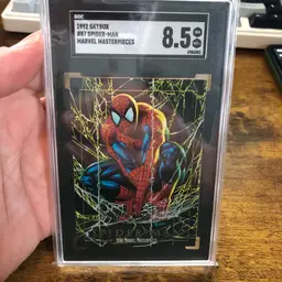 1992 Skybox Spider-Man Marvel Masterpieces Graded 8.5