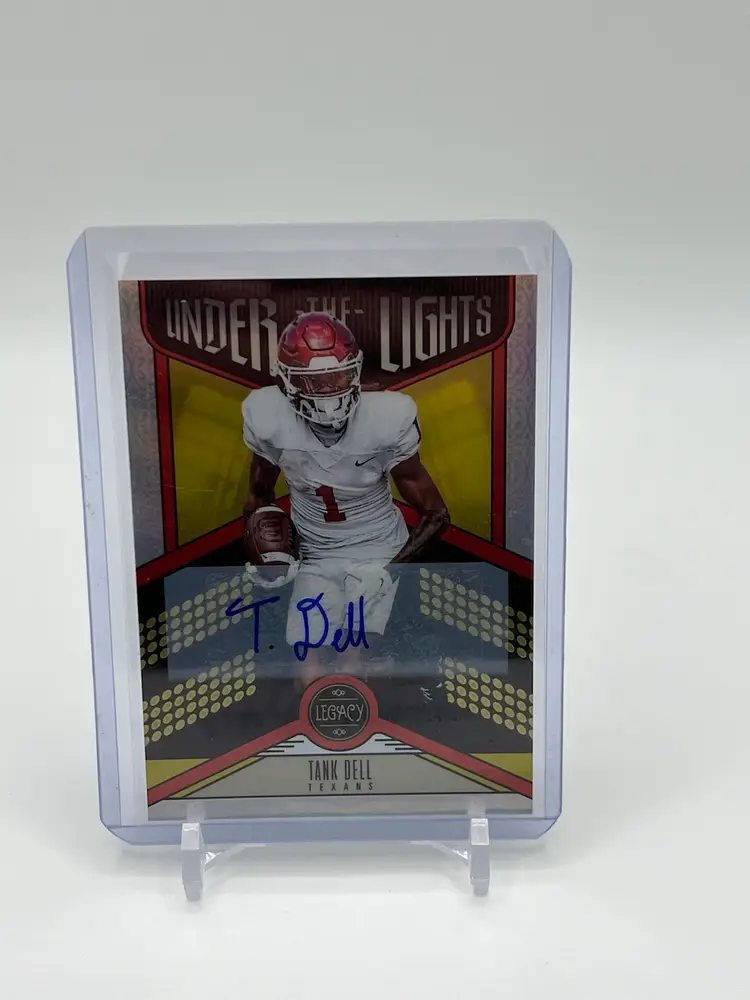Tank Dell Auto Under The Lights 2023 Panini Legacy Football Houston Texans 