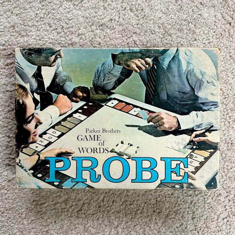 Vintage 1964 PROBE Game of Words - Parker Brothers - Made in USA - Complete!!