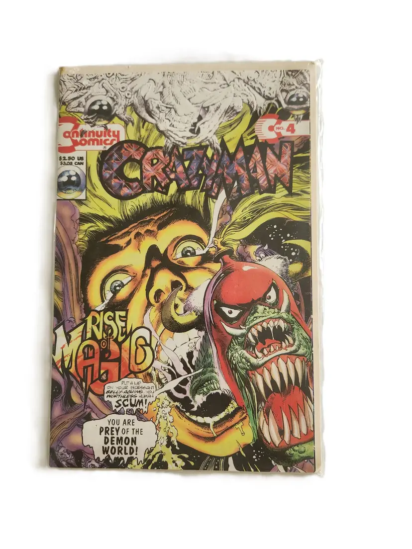 Crazy Man Comic Book