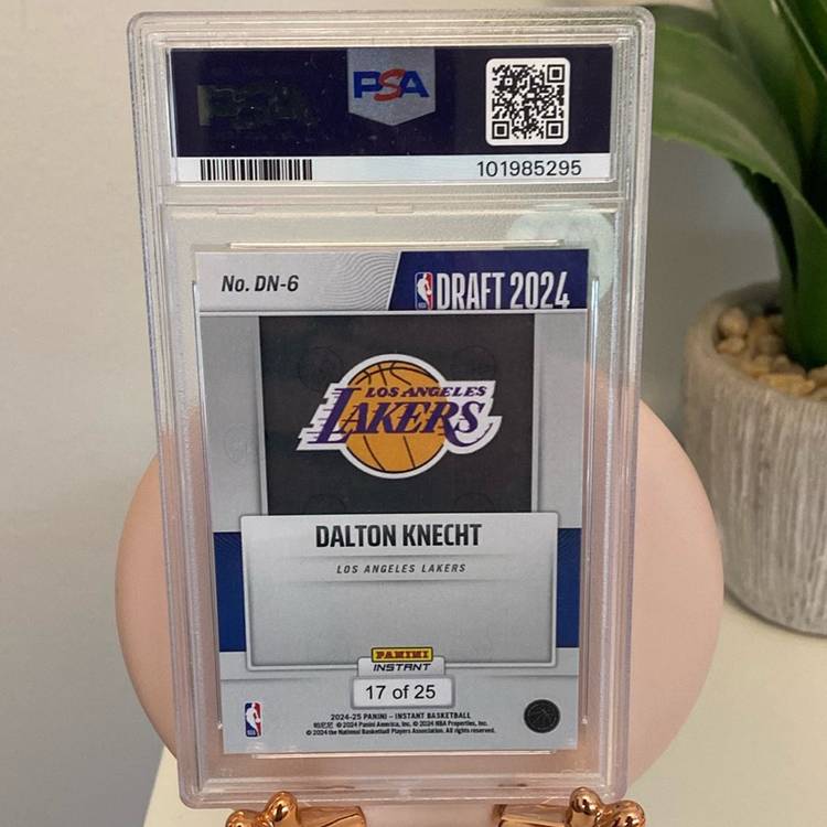 Psa 9 2024 Dalton Knecht Draft Night Jungle /25