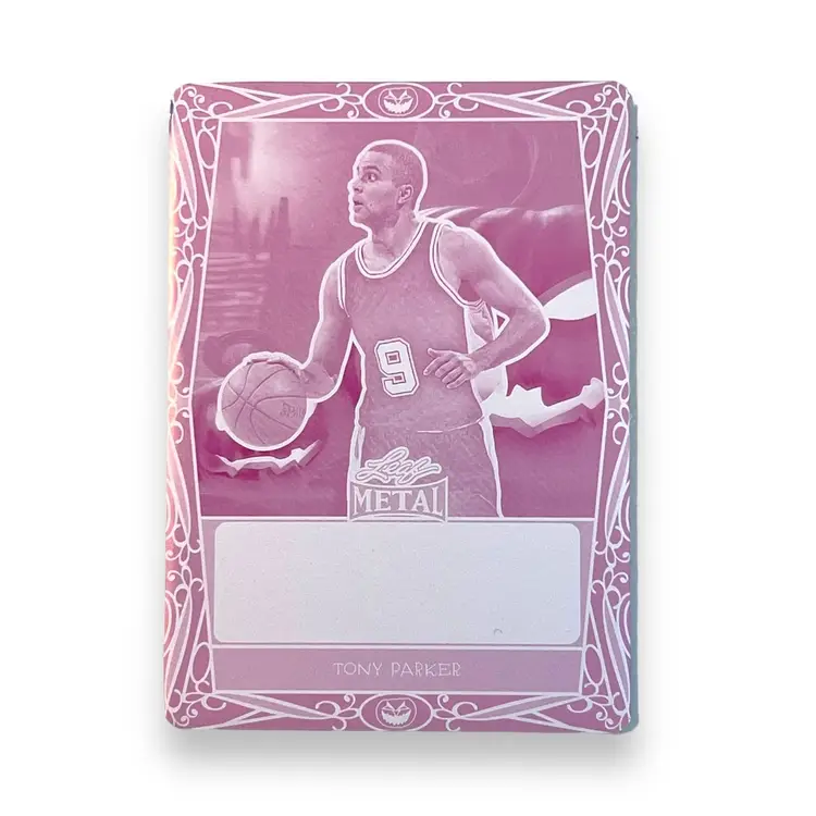 2023 LEAF HALLOWEEN EXCLUSIVE TONY PARKER MAGENTA PRINTING PLATE 1/1