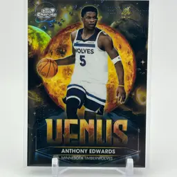 Anthony Edwards 2025-2026 Topps Chrome Cosmic - Planetary Pursuit Venus SSP - Minnesota Timberwolves