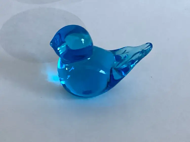 3233-Vintage Tiny Bluebird Of Happiness, Signed GC, 1992, 1.25 X 1.5”