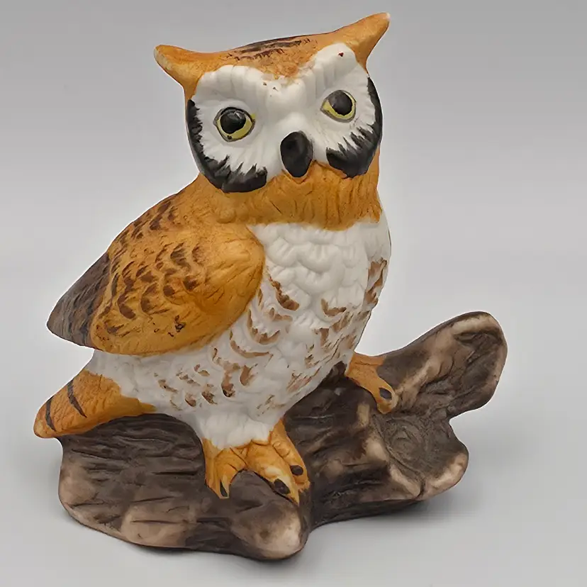 1979 Enesco Ceramic Owl Figurine