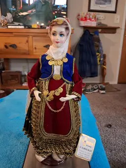 GREEK PORCELAIN DOLL