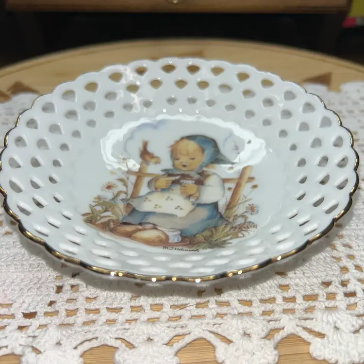 Vintage M. J. Hummel Porcelain “He Loves Me”