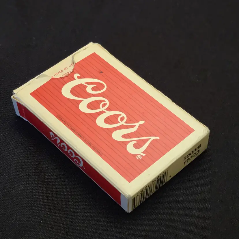 Playing Cards Adolf COORS Brewing 52 Cards + 2 Jokers & Box 1970's Vintage