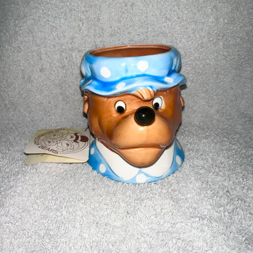 RARE HTF New Vintage 1983 The Berenstain Bears Mama Bear Ceramic Mug Japan