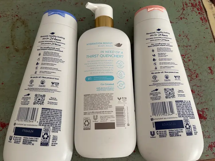 Dove Body Wash Lot Of 3