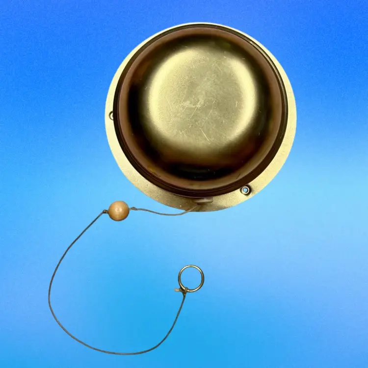 Vintage MCM Reuge Swiss Musical Door Chime, Israeli Hatikvah Jingle, With Box