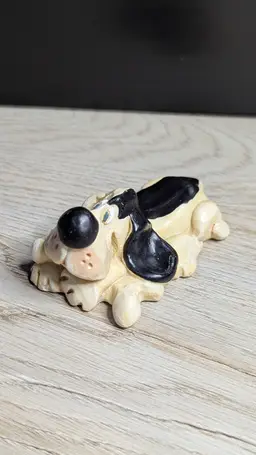 Russ Kathleen Kelly Critter Factory Tiny Black and White Dog