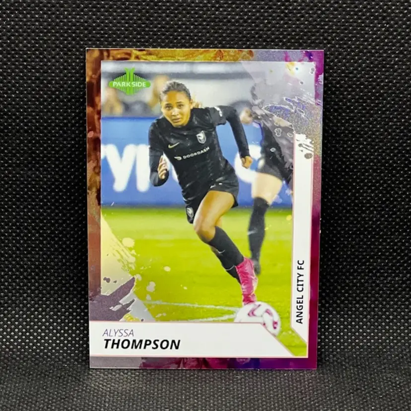 Alyssa Thompson 2024 Parkside NWSL Shimmer /100 Angel City FC Soccer Card