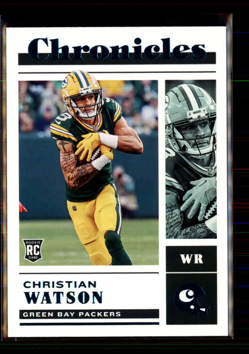 Christian Watson 2022 Panini Chronicles Teal #39 - (113) - Green Bay Packers