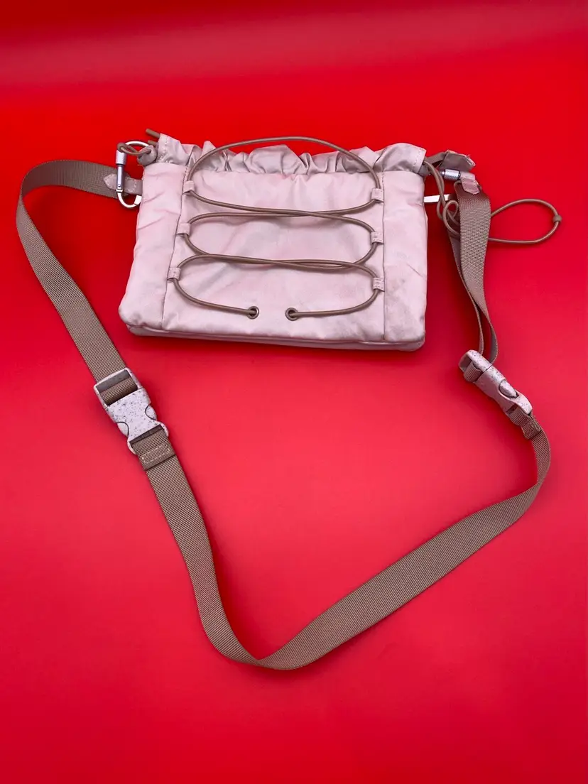 Zara Women's Beige Crossbody Handbag - Adjustable Strap