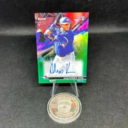 2021 Topps Finest Alejandro Kirk Green Refractor Auto /99 Toronto Blue Jays
