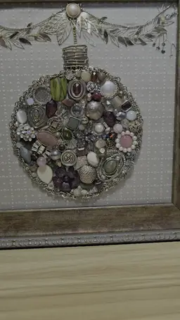 Handmade Vintage Jewelry Ornament Art – One of a Kind