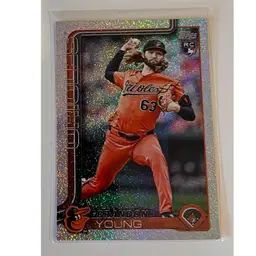 Brandon Young RC Topps Sandglitter Baltimore Orioles