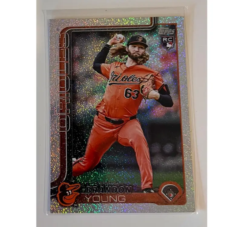 Brandon Young RC Topps Sandglitter Baltimore Orioles