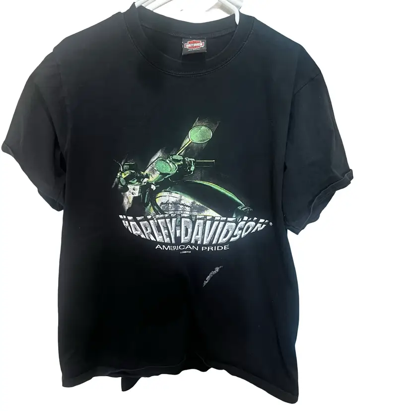 05 Vintage Harley Davidson, Us Virgin Islands Eagle T-Shirt Men’s Cotton