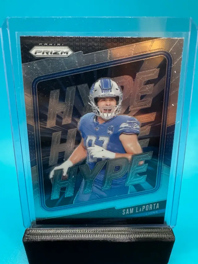 Sam Laporta Prizm Hype Detroit Lions