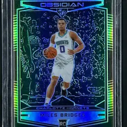 2018-19 Panini Obsidian Preview RC #585 Miles Bridges Charlotte Hornets