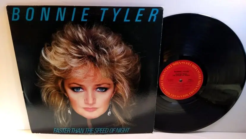 Bonnie Tyler Faster Than The Speed Of Light Vinyl LP Record 1983 Total Eclipse