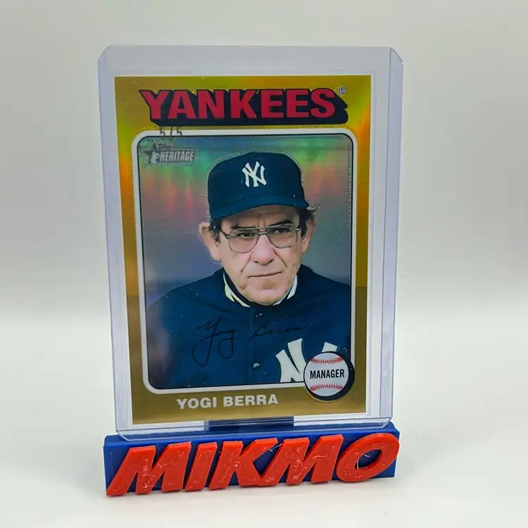 Yogi Berra 2025 Topps Heritage Gold Chrome 5/5
