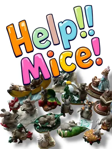 Mice! Charming Tails Pre Bidding & Jewelry! 