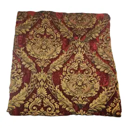CROSCILL Imperial Empress CURTAIN Panels Red Gold Tapestry Drapery Set Of 2