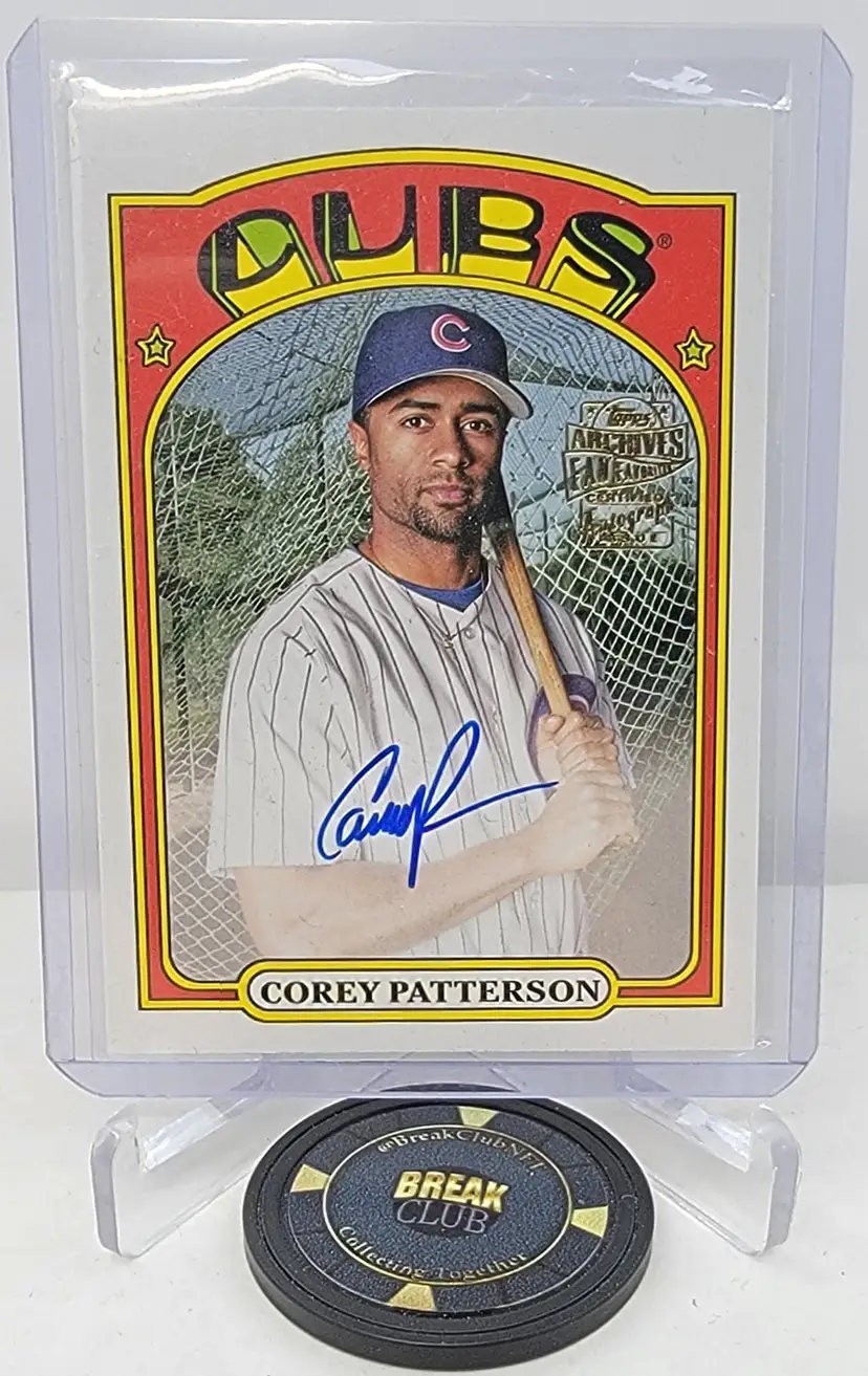 2022 Topps Archives Fan Favorites Corey Patterson Auto #72FF-CP - Chicago Cubs