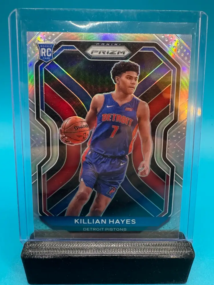 Killian Hayes Silver Prizm RC Detroit Pistons