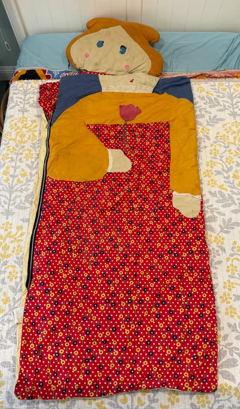 Vintage Children’s Sleeping Bag - Craft Use