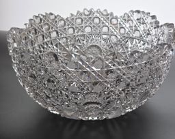 AMERICAN BRILLIANT PERIOD CUT GLASS ANTIQUE BOWL