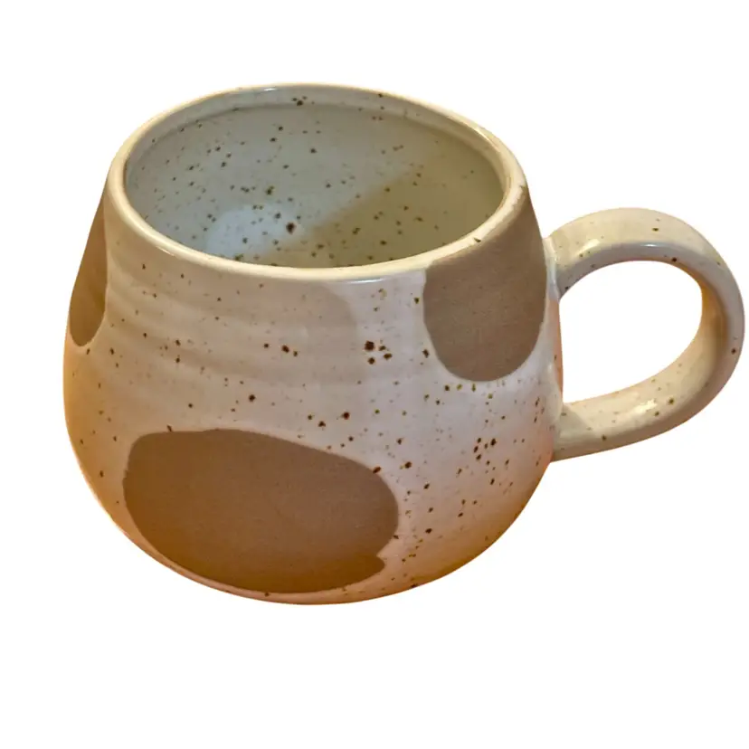 Speckled Studio Pottery Large Dot Mug