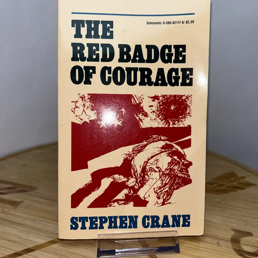 Vintage The Red Badge of Courage by Stephen Crane Scholastic Paperback
