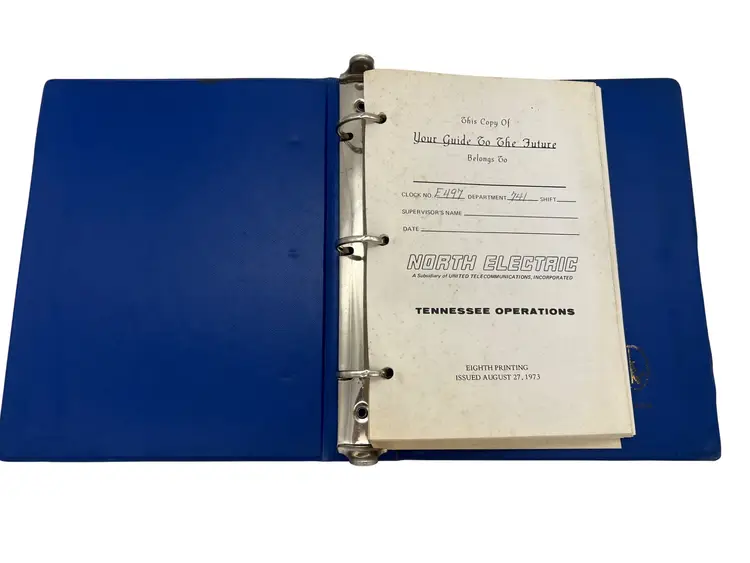 1973 North Electric Tennessee Operations Employee Handbook Your Guide To Future