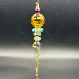 Blown Glass Christmas Holiday Ornament